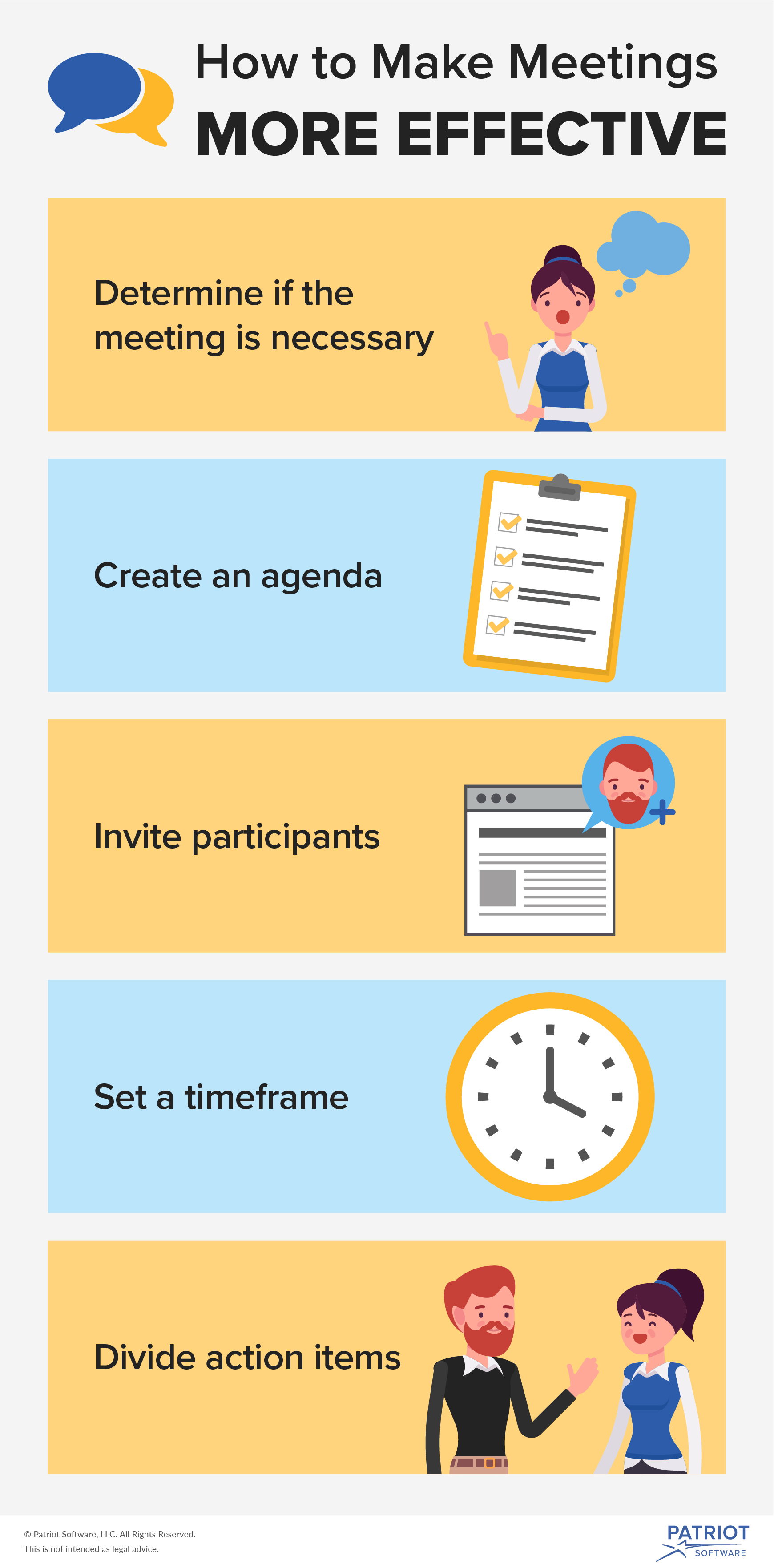 How to Make Meeting More Effective Infographic