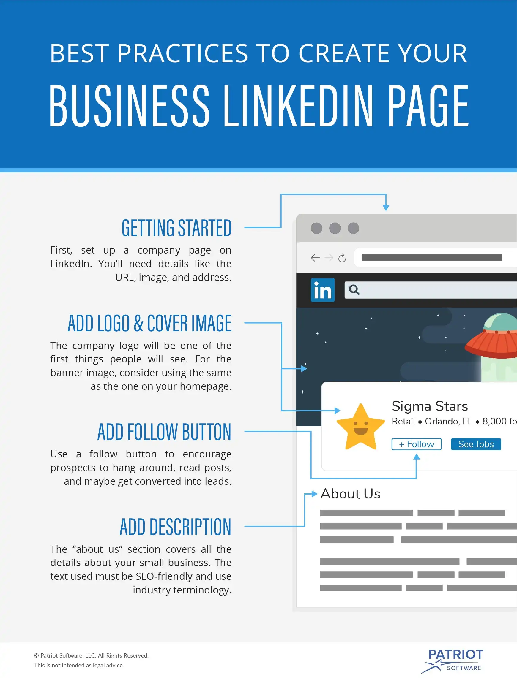 LinkedIn page design