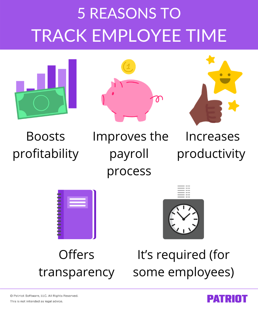 reasons to track employee time at your business