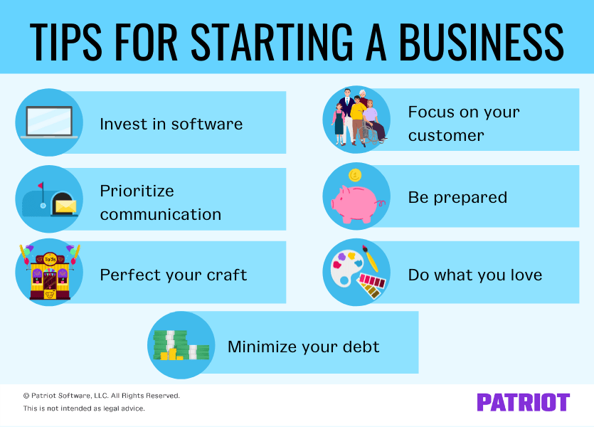 information on how to start a business
