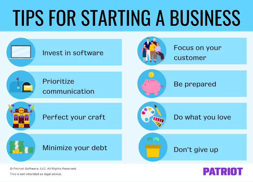 tips for starting a small business