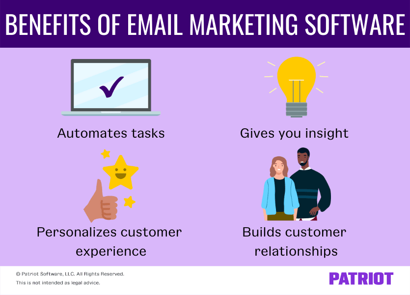 benefits of email marketing software