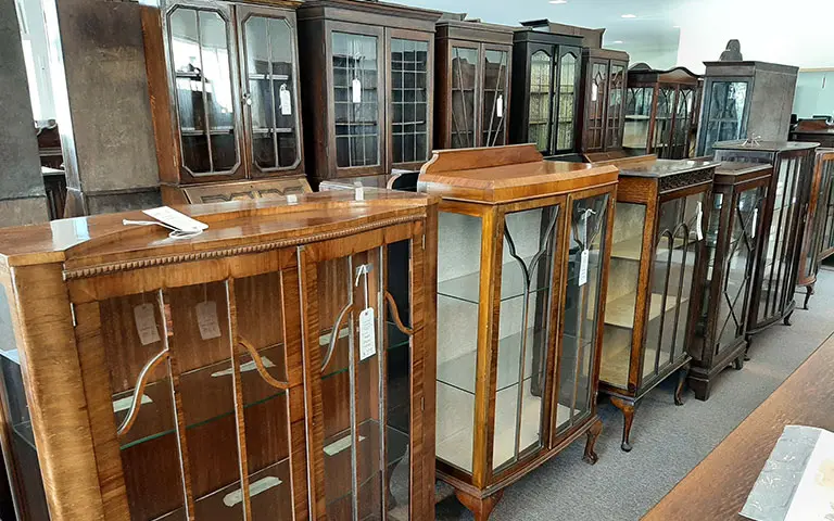 Antique furniture offerings from Cota Street Antiques.