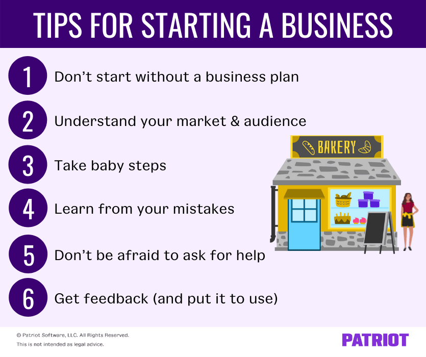 tips for starting a small business