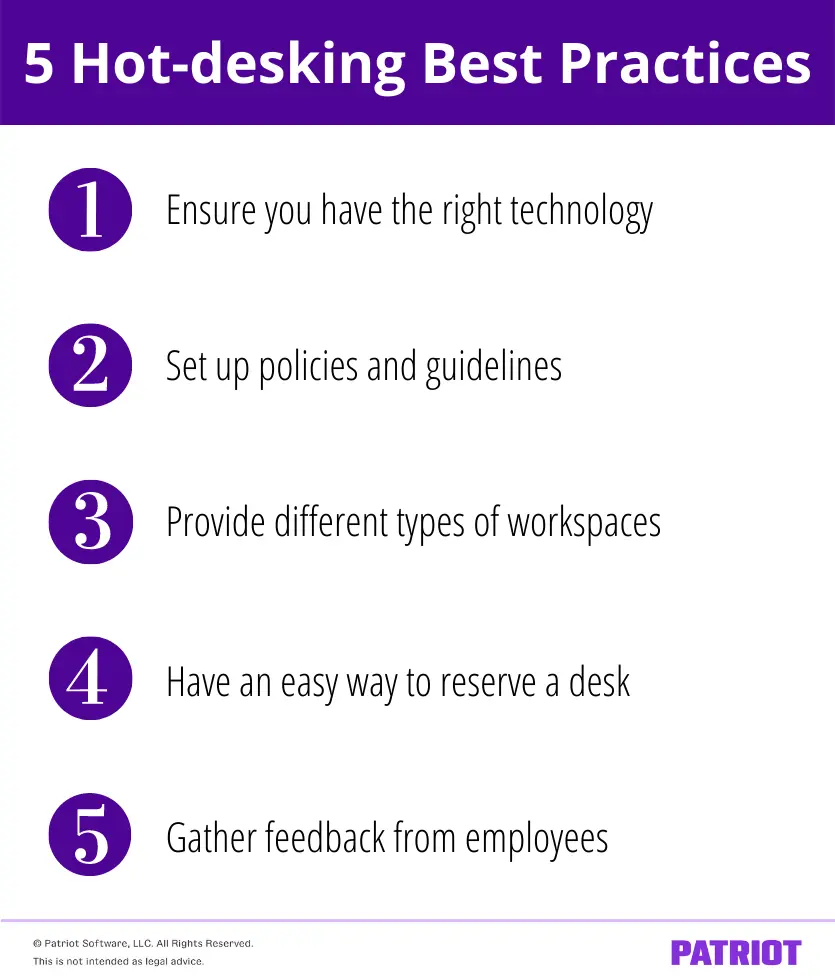 5 hot desking best practices