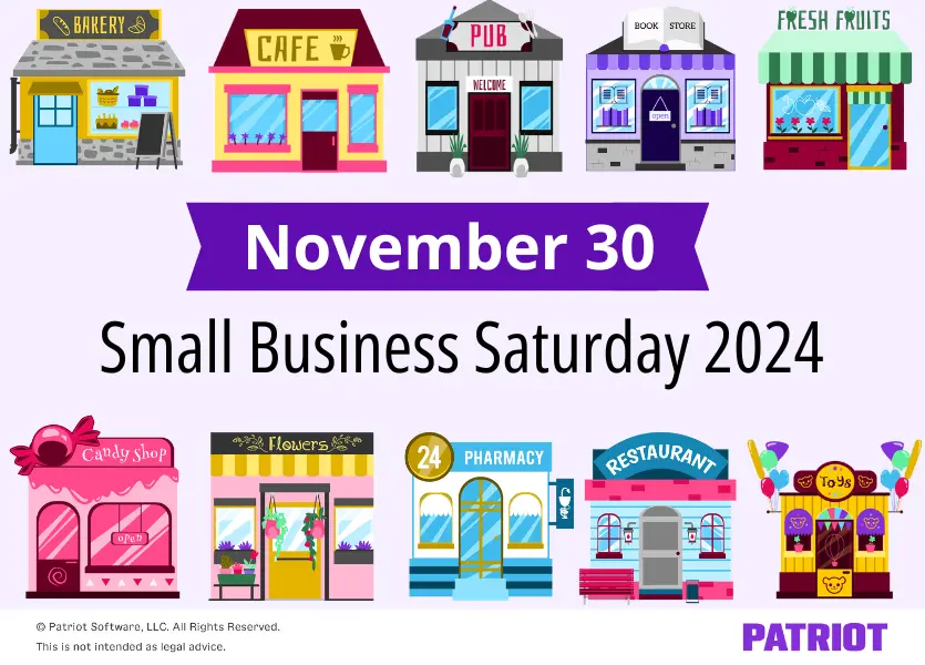 Small Business Saturday 2024 takes place on November 30.