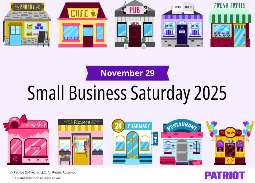 Small Business Saturday 2025 takes place on November 29.